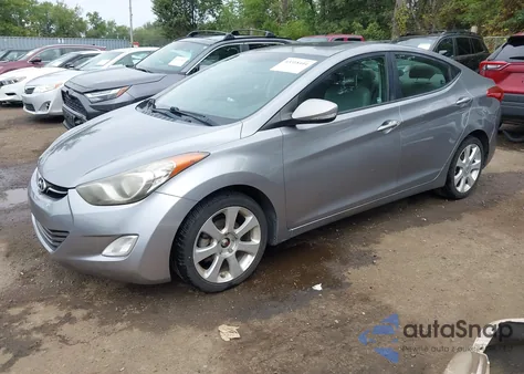 2013 Hyundai Elantra Limited из США, поврежденный, VIN KMHDH4AE8DU564484